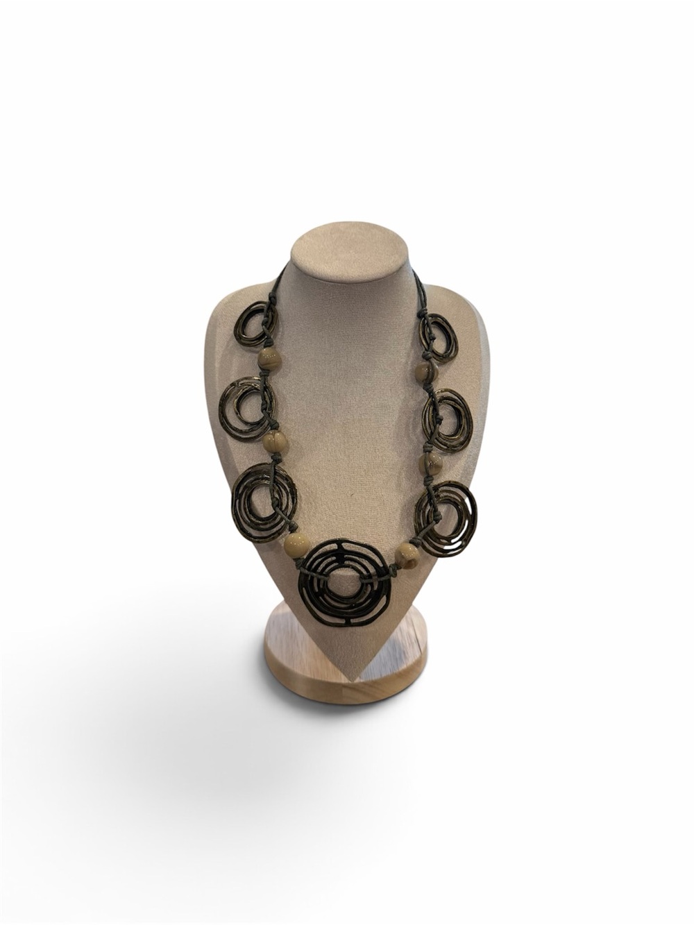 Chico Boho Chic Necklace Brown and Bkack